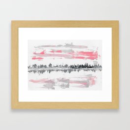 Sunrise Over Lake Framed Art Print