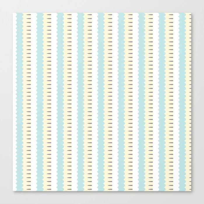 Abstract Fascade Pattern Artwork 05 Color 02 Canvas Print