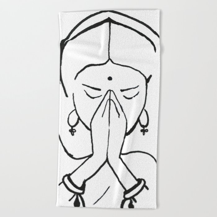 Namaste Beach Towel