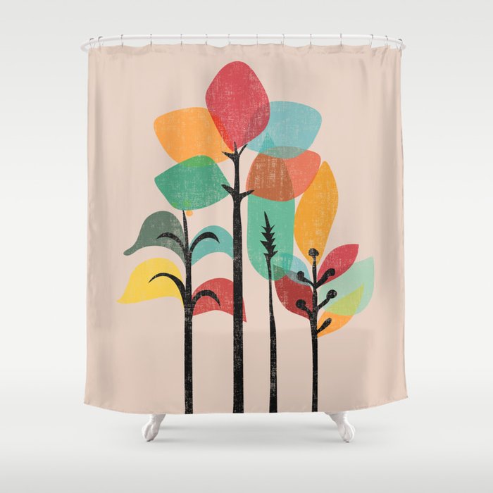 Tropical Groove Shower Curtain
