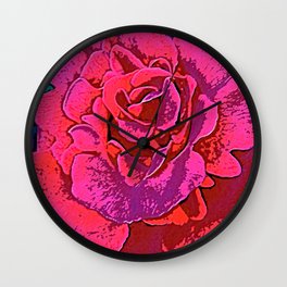 Rose 18 Wall Clock