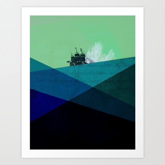 Rough Seas Art Print