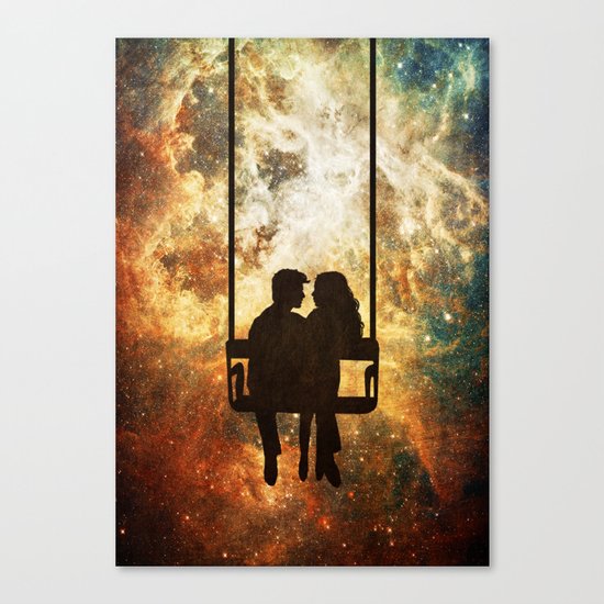 Love at the End of the Universe Canvas Print