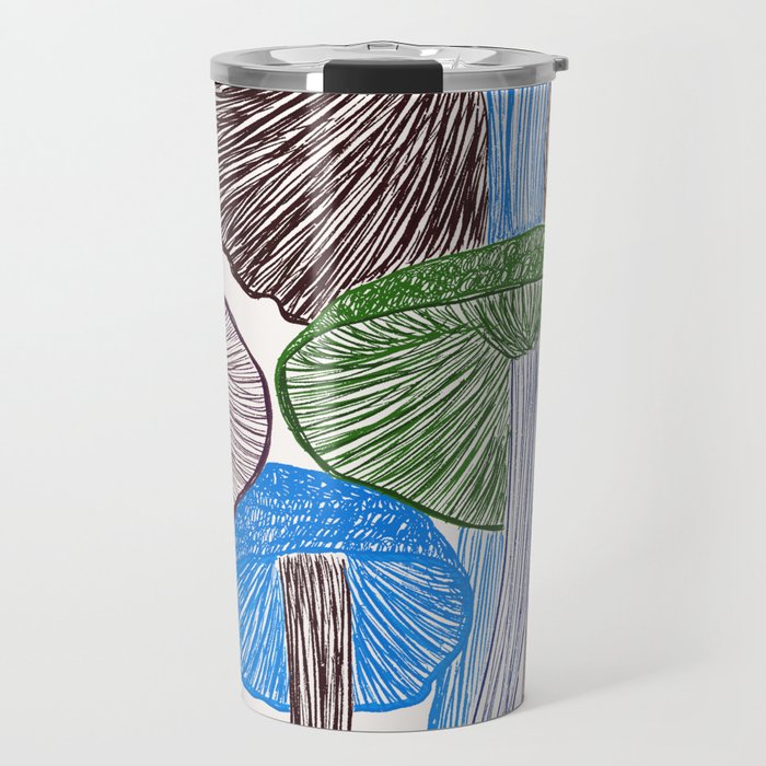 Mushrooms in the Forest Travel Mug