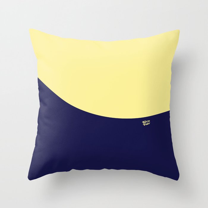Canary yellow throw pillows top