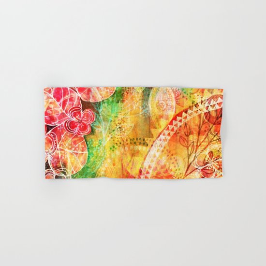 Sunshine Garden Hand & Bath Towel