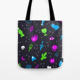 Neon Occult Tote Bag