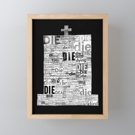 First Brush with Death Framed Mini Art Print