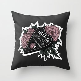 Ouija Planchette Throw Pillow
