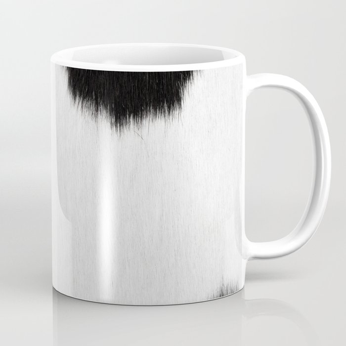 Classic Black & White Cowhide Coffee Mug