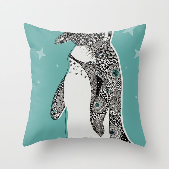 Penguin Throw Pillow
