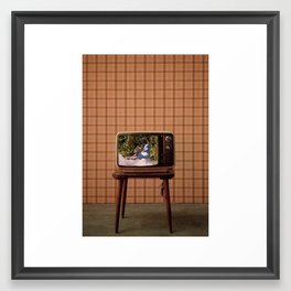 TV Hangout Framed Art Print