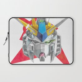 Nu Gundam Portrait Laptop Sleeve