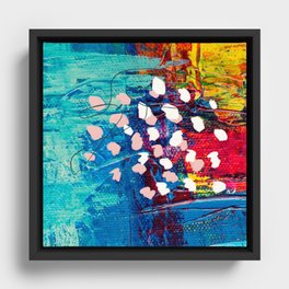 Colorful Abstracts  Framed Canvas