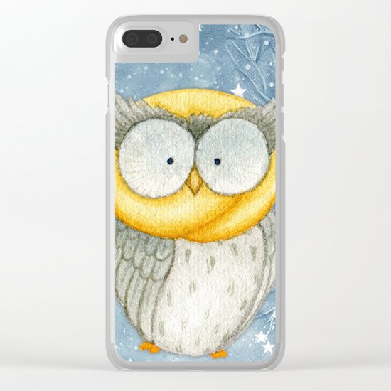 Winter animal #8 Clear iPhone Case