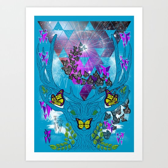 In the Gardens of Babylon Art Print