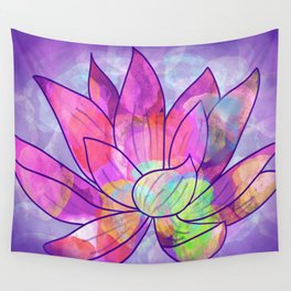 Namaste Lotus Wall Tapestry