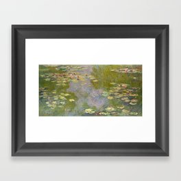 Claude Monet Water Lilies (1919) Framed Art Print