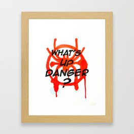 whats up danger? Framed Art Print