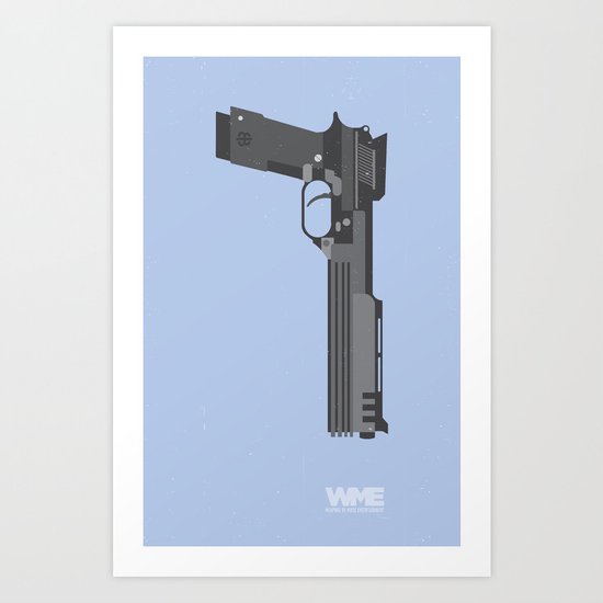 ROBOCOP's Gun Art Print
