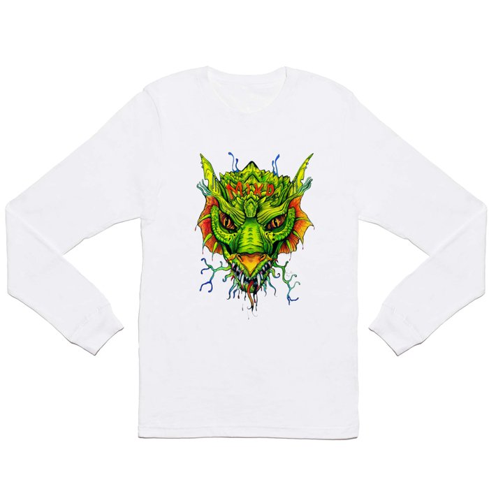 Green Mind Monster Long Sleeve T Shirt