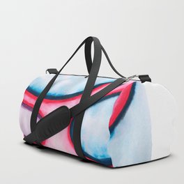 baby pink duffle bag