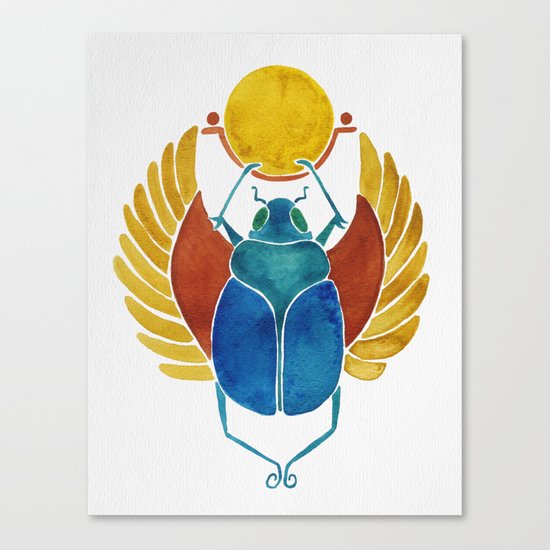 Scarab Canvas Print