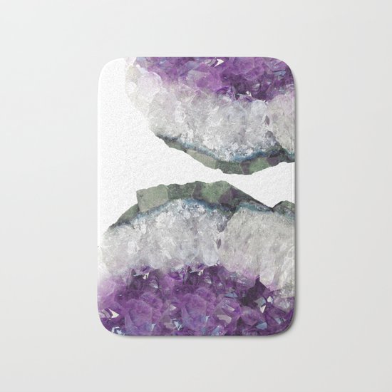 Double Amethyst Bath Mat