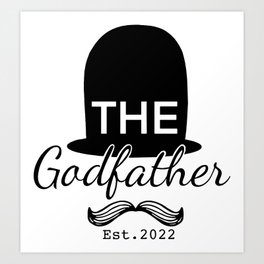 The Godfather Est 2022, Retro Style Art Print