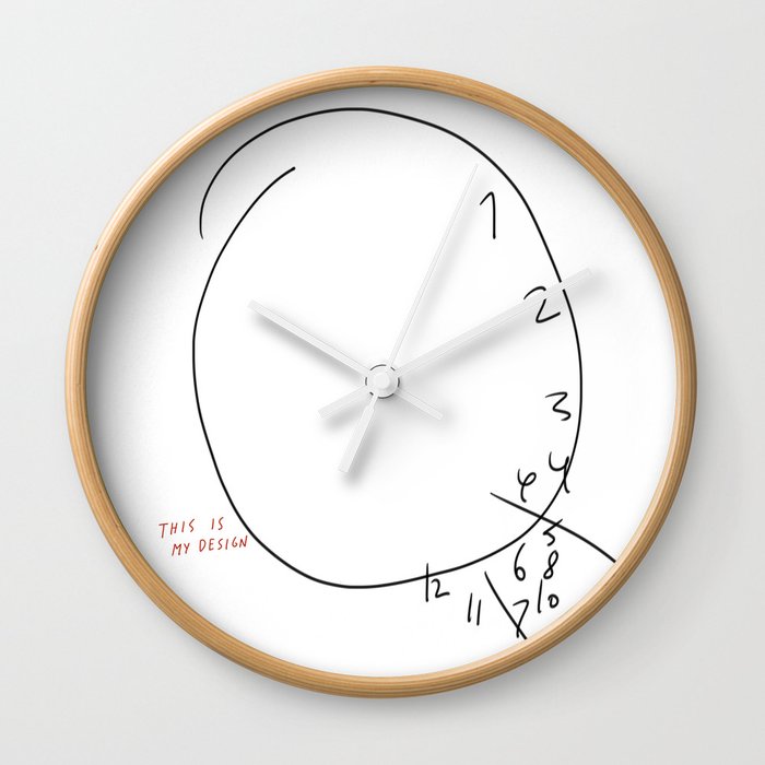 My Design Wall Clock By Clarastina Society6