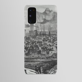 Vintage Ghostly apparition illustration Android Case