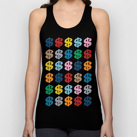 Colourful Money 48 Unisex Tank Top