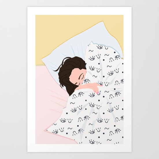 MORNING TROUBBLES III Art Print