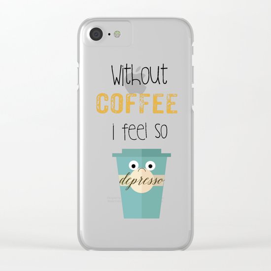 DEPRESSO Clear iPhone Case