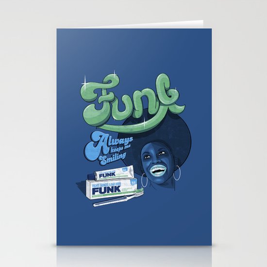 FUNK - ALWAYS KEEPS ME SMILING Stationery Cards