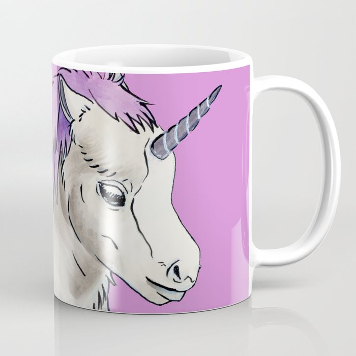 Diana's Unicorn - Pink background Coffee Mug