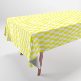 Retro Modern Japanese Tile Spring Yellow Tablecloth
