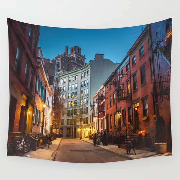 Twilight Hour - West Village, New York City Wall Tapestry