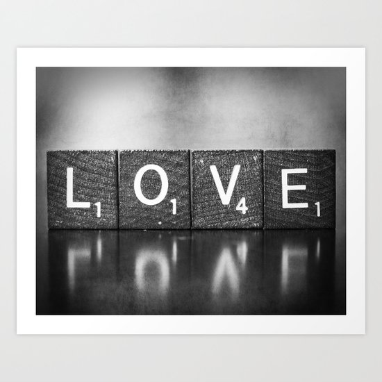 Love is a Beautiful Word - a fine art photograph Art Print