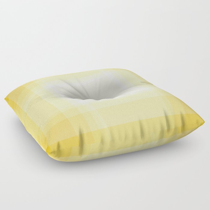 Abstract Yellow Background. Floor Pillow