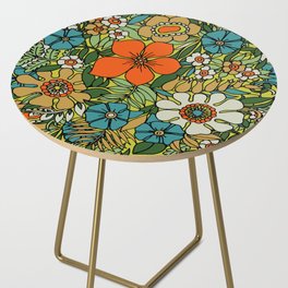 70s Plate Side Table