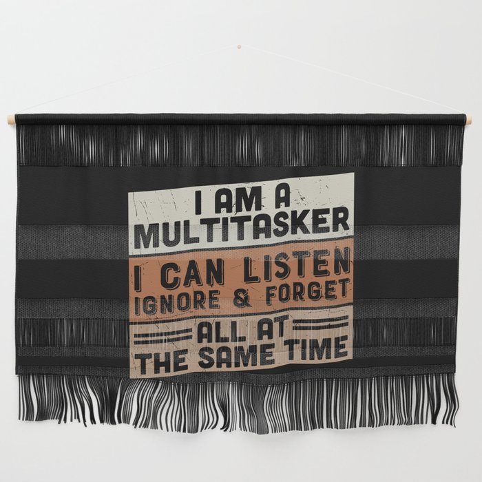 Sarcastic Multitasker Quote Wall Hanging