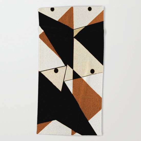 The Angular Birds Beach Towel