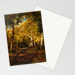 In the Forest, 1874 by Narcisse Diaz de la Pena Stationery Card