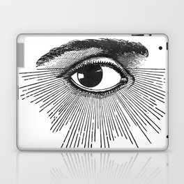 I See You. Black and White Laptop Skin