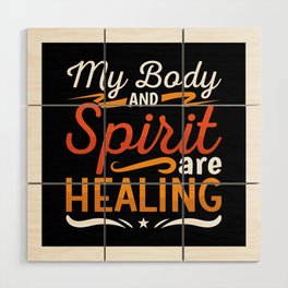 Mental Health My Body And Spirit Anxie Anxiety Wood Wall Art