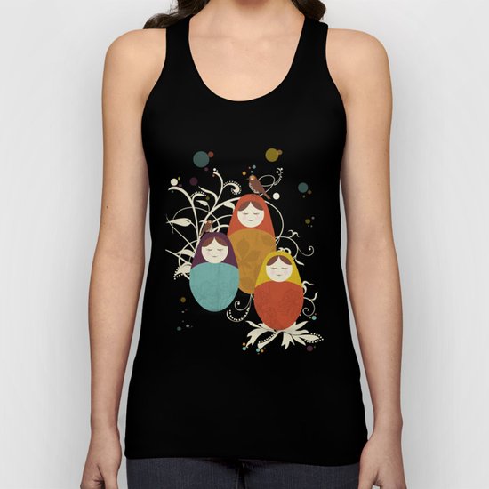 Matriochka Unisex Tank Top