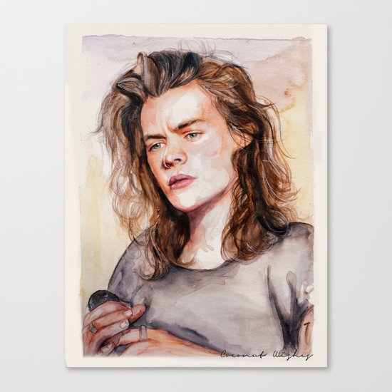 Harry watercolors III Canvas Print