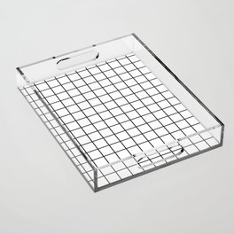 Modern Grid Acrylic Tray