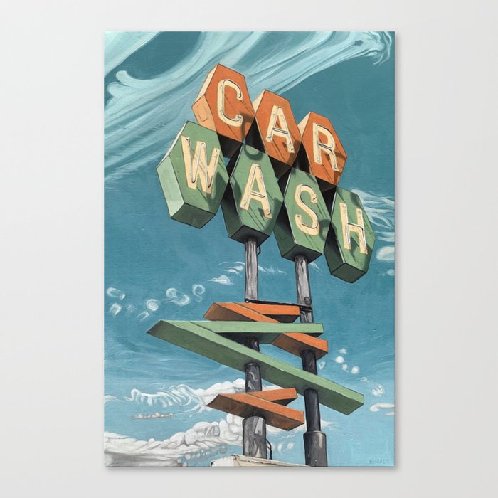 Car Wash Canvas Print